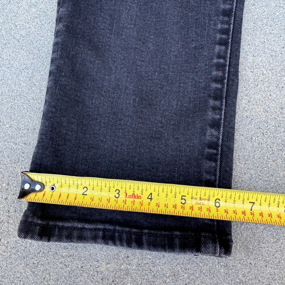 American Eagle Mens Slim Straight Jeans 30x34 Faded Black Denim Pants - Picture 5 of 13
